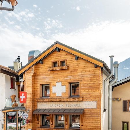 Boutique Hotel de la Croix-Fédérale Leukerbad Exterior foto